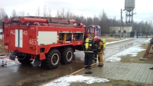 Спасатели Сенно провели учения