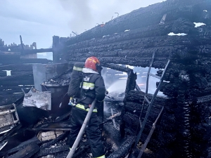 В д.Большой Озерецк произошёл пожар