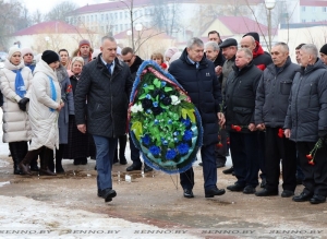 Митинги, посвященные Дню памяти воинов-интернационалистов и 35-летию вывода советских войск из Афганистана, прошли в Сенно и в г.п. Богушевске