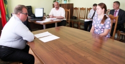 <p>Дэпутат абласнога Савета, намеснік старшыні аблвыканкама Алег Мацкевіч пабываў на Сенненшчыне </p>