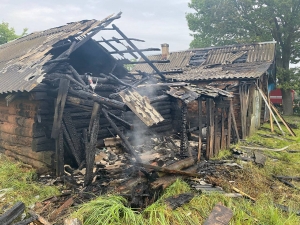 В д.Королевичи произошёл пожар