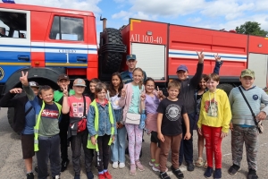 Профильный отряд МЧС в гостях у спасателей