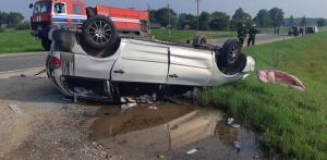 В Сенненском районе погиб водитель Ford: он не был пристегнут ремнями и вылетел из авто