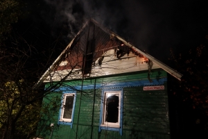 В г.Сенно на пожаре погиб мужчина