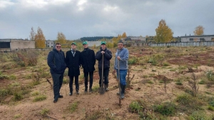 В год 105-летия создания ВЛКСМ аллею по улице Мира  дополнили новыми саженцами