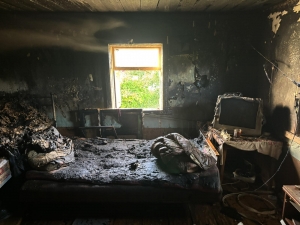 В г.п. Богушевск горел дом