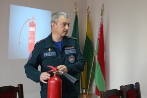 Сенненский район с рабочим визитом посетил заместитель начальника областного управления МЧС Сергей Маркевич