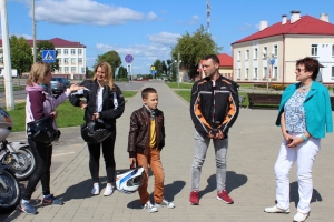Желание делать добрые дела привело группу байкеров из Минска на Сенненщину 
